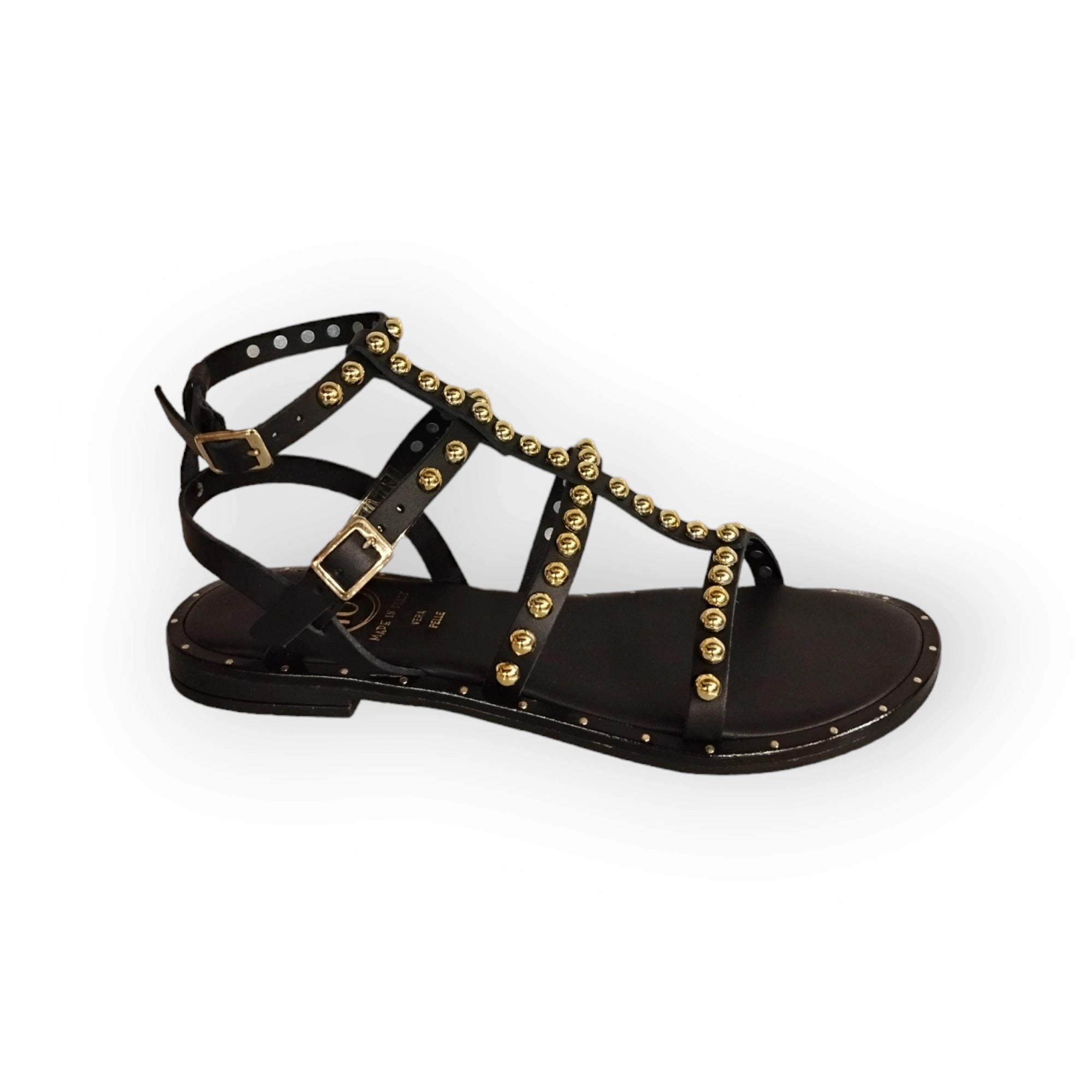 SANDALIA 8519 PELLE NEGRO