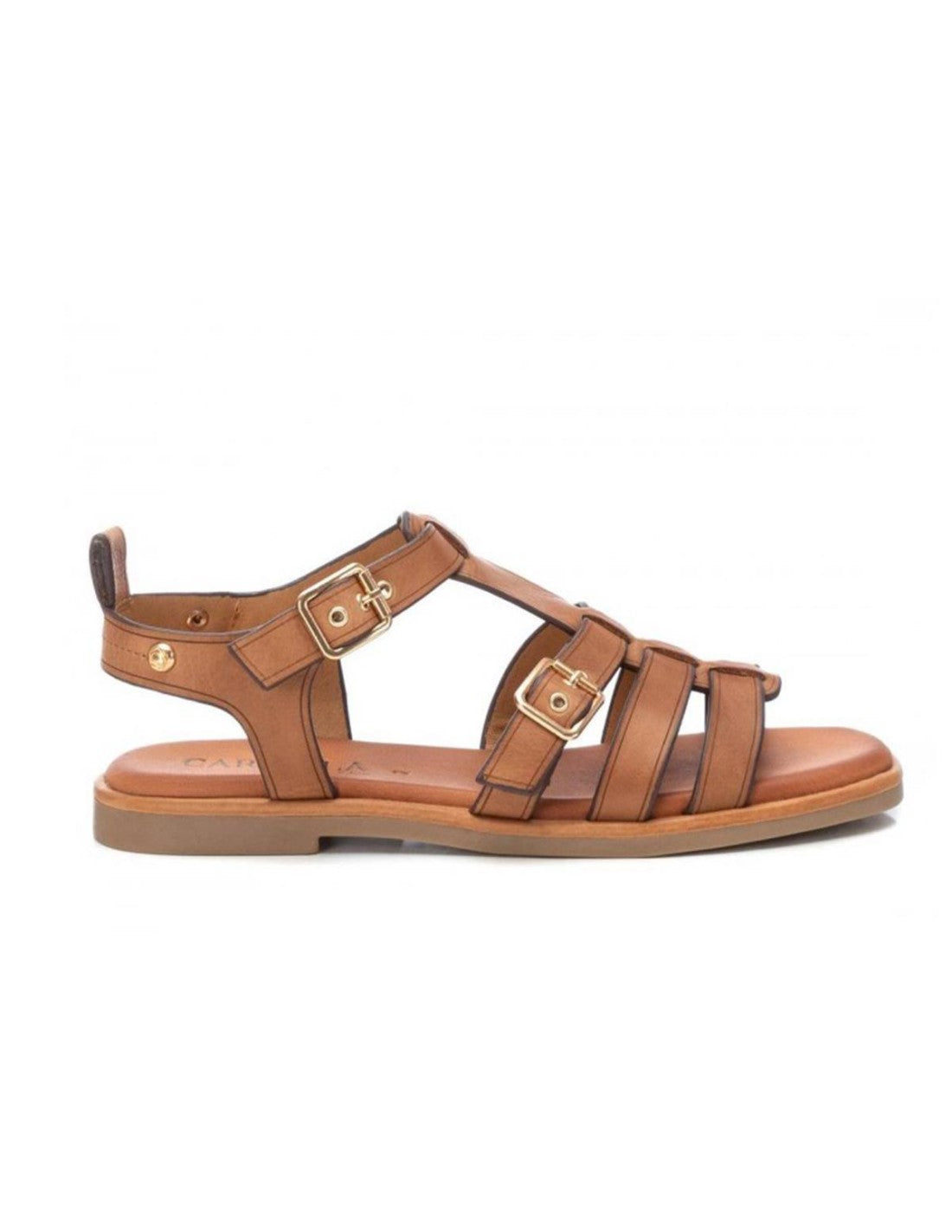 SANDALIA SRA 161398 PIEL CAMEL