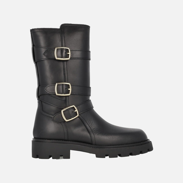 BOTA 53091 BIKER BECERRO NEGRO