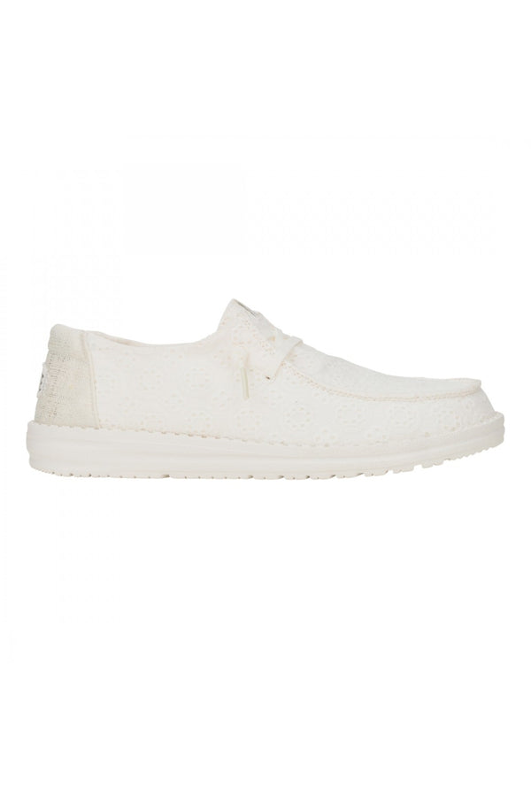 ZAPATO WENDY EYELET LACE BLANCO