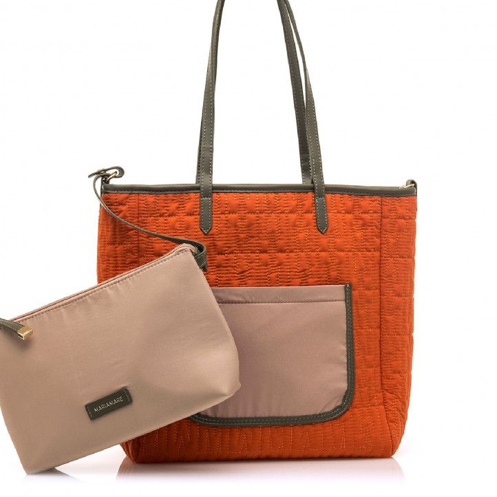 BOLSO REVER ARENA/NARANJA