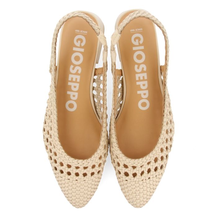 GIOSEPPO ZAPATO TRENZADO 71185 OFF WHITE