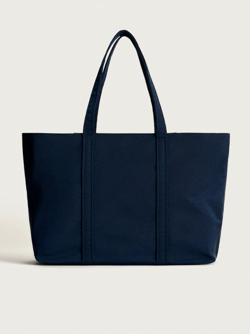 BOLSO DAILY SHOPER AZUL MARINO/NEGRO